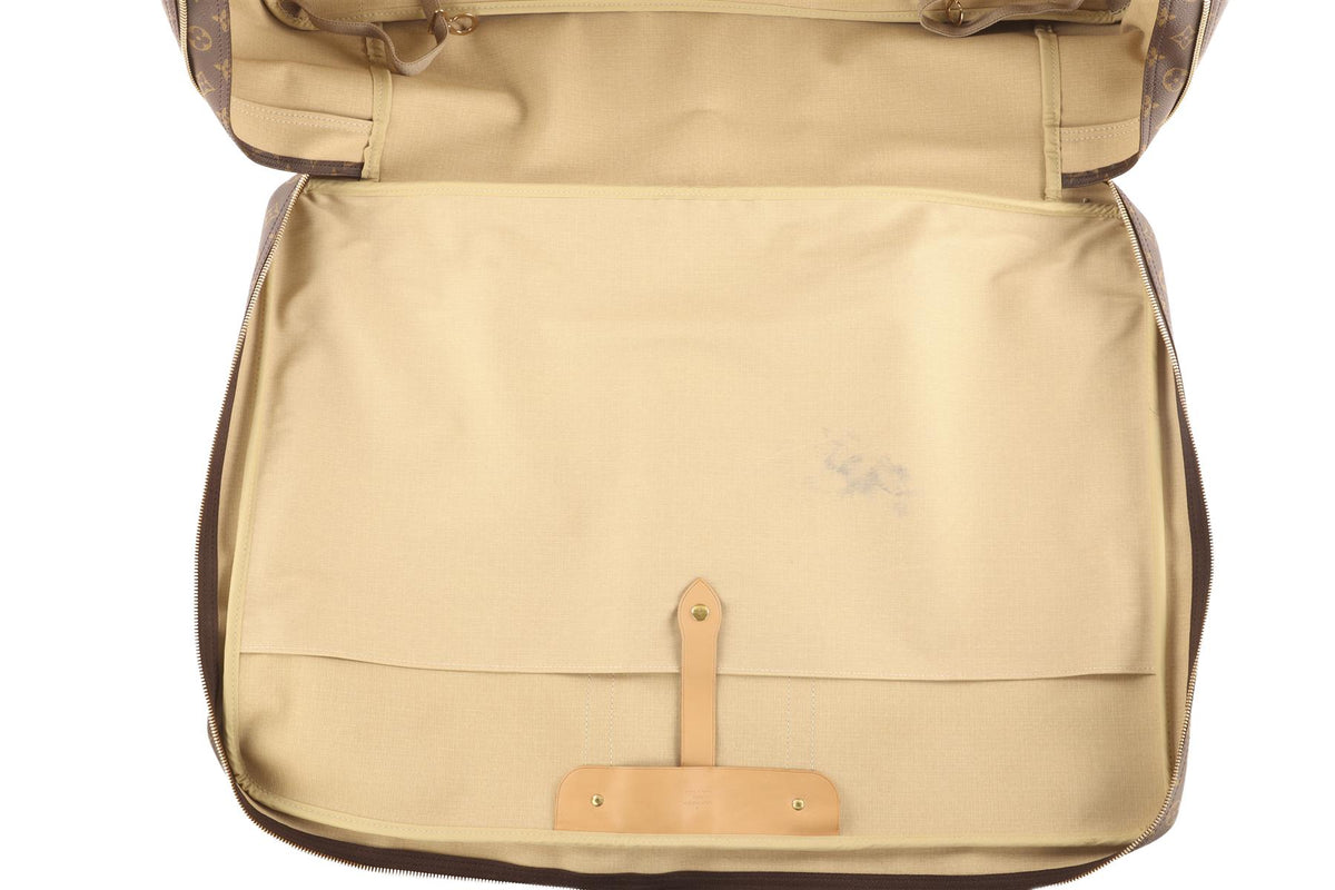 LOUIS VUITTON BROWN 2002 SIRIUS 70 MONOGRAM COATED CANVAS SUITCASE