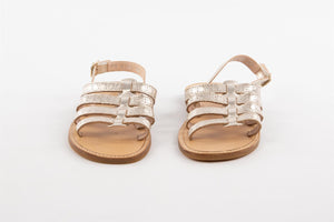 CHRISTIAN DIOR GOLD KIDS GIRLS SANDALS EU 28 UK 9.5 US 10.5