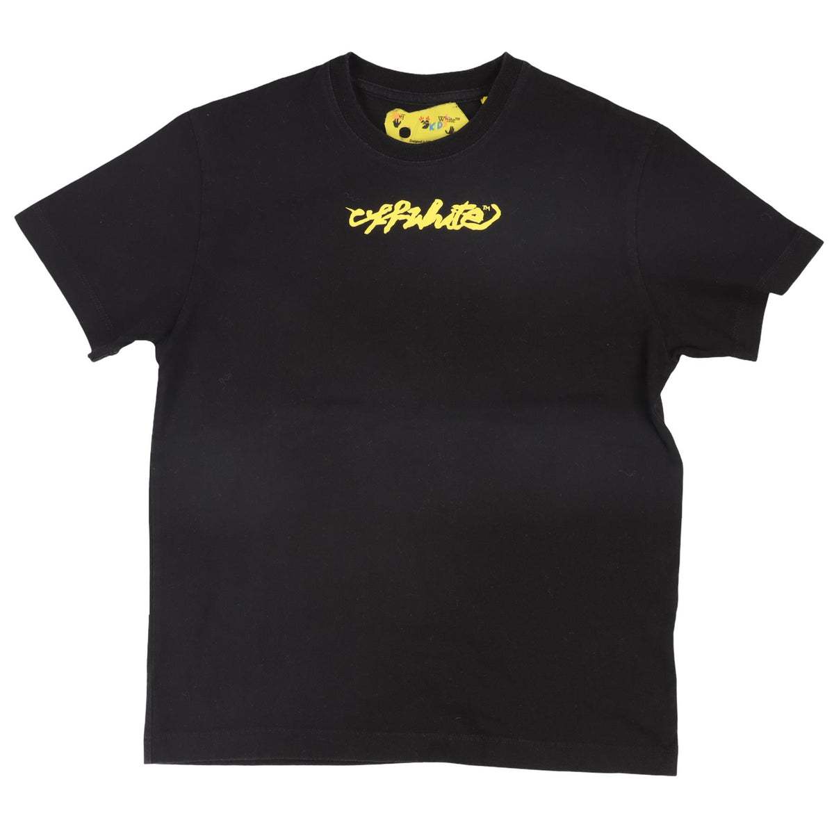 OFF-WHITE BLACK KIDS BOYS T-SHIRT 8 YEARS
