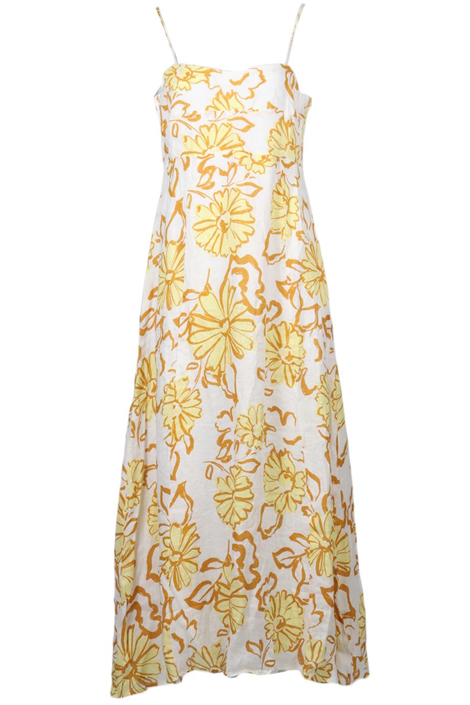 FAITHFULL THE BRAND LINEN MAXI DRESS XLARGE