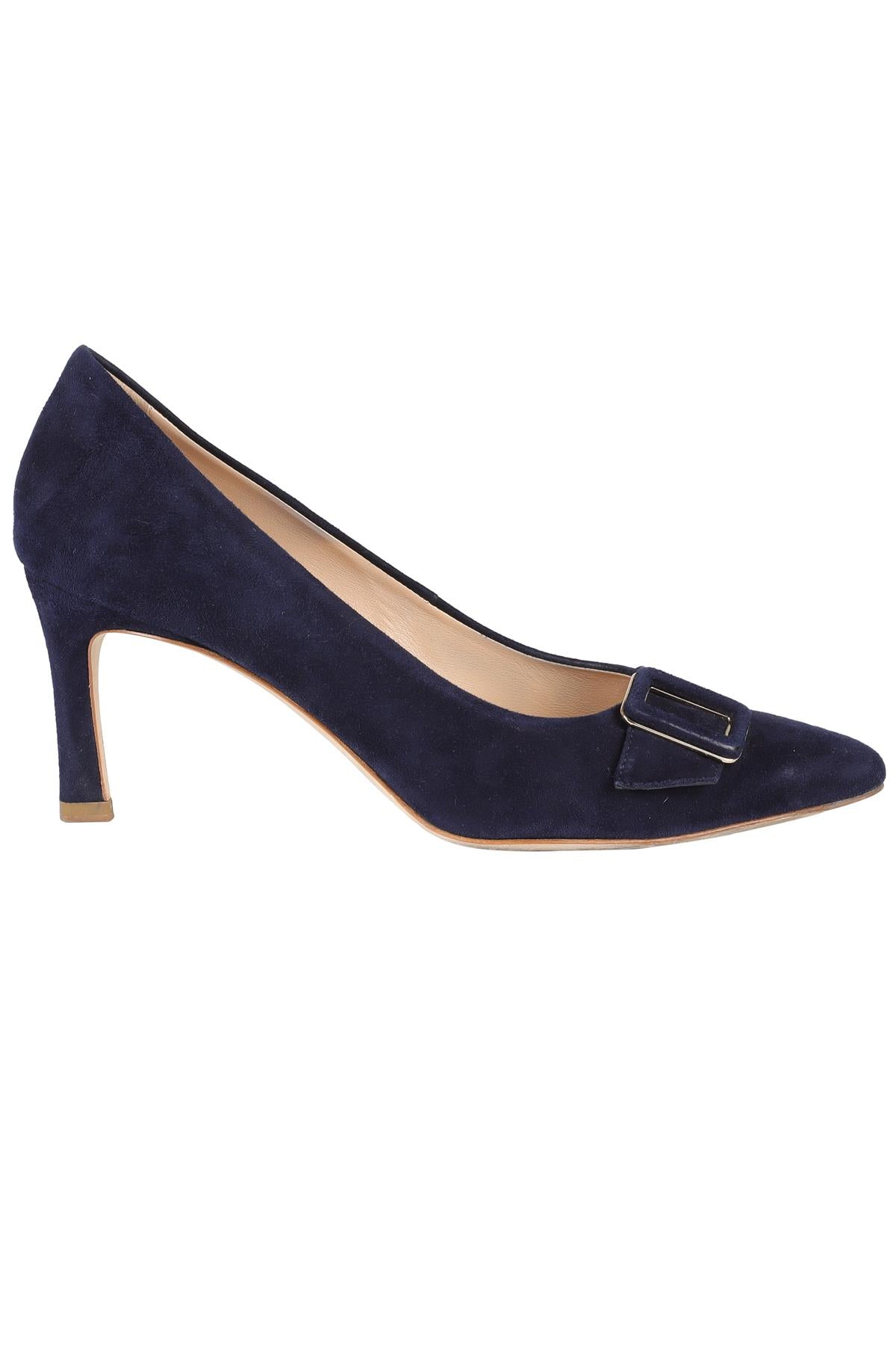 TOD'S BLUE SUEDE PUMPS EU 38 UK 5 US 8