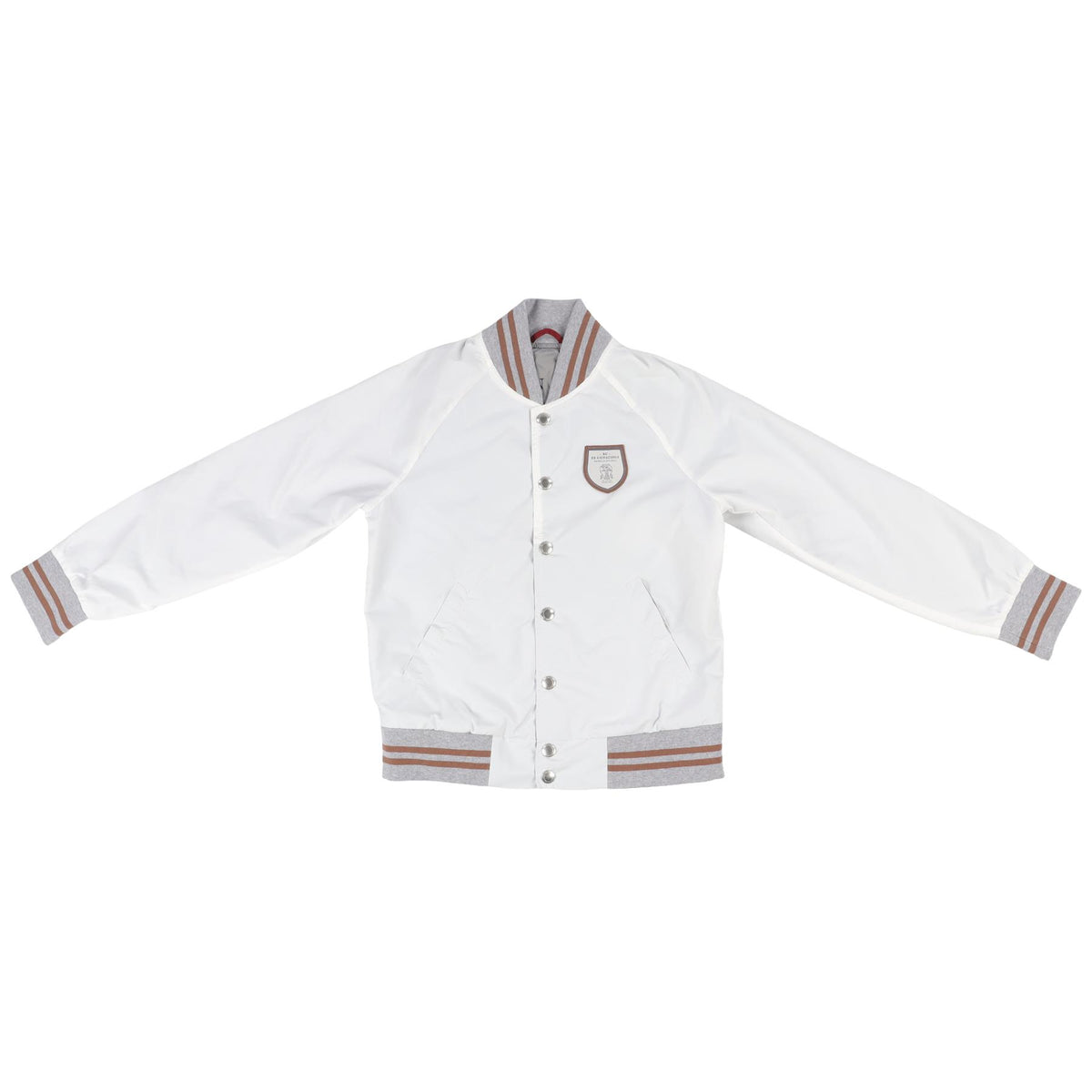 BRUNELLO CUCINELLI GREY KIDS BOYS JACKET 10 YEARS