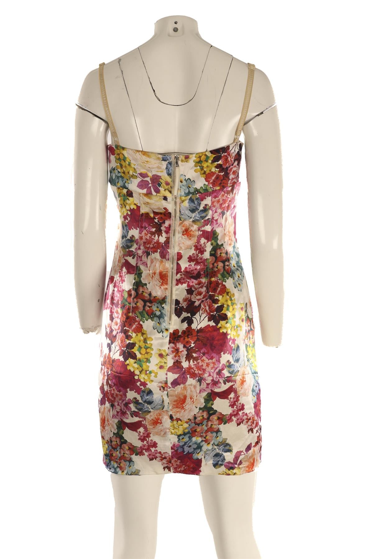 D&G MULTI SILK MINI DRESS IT 44 UK 12