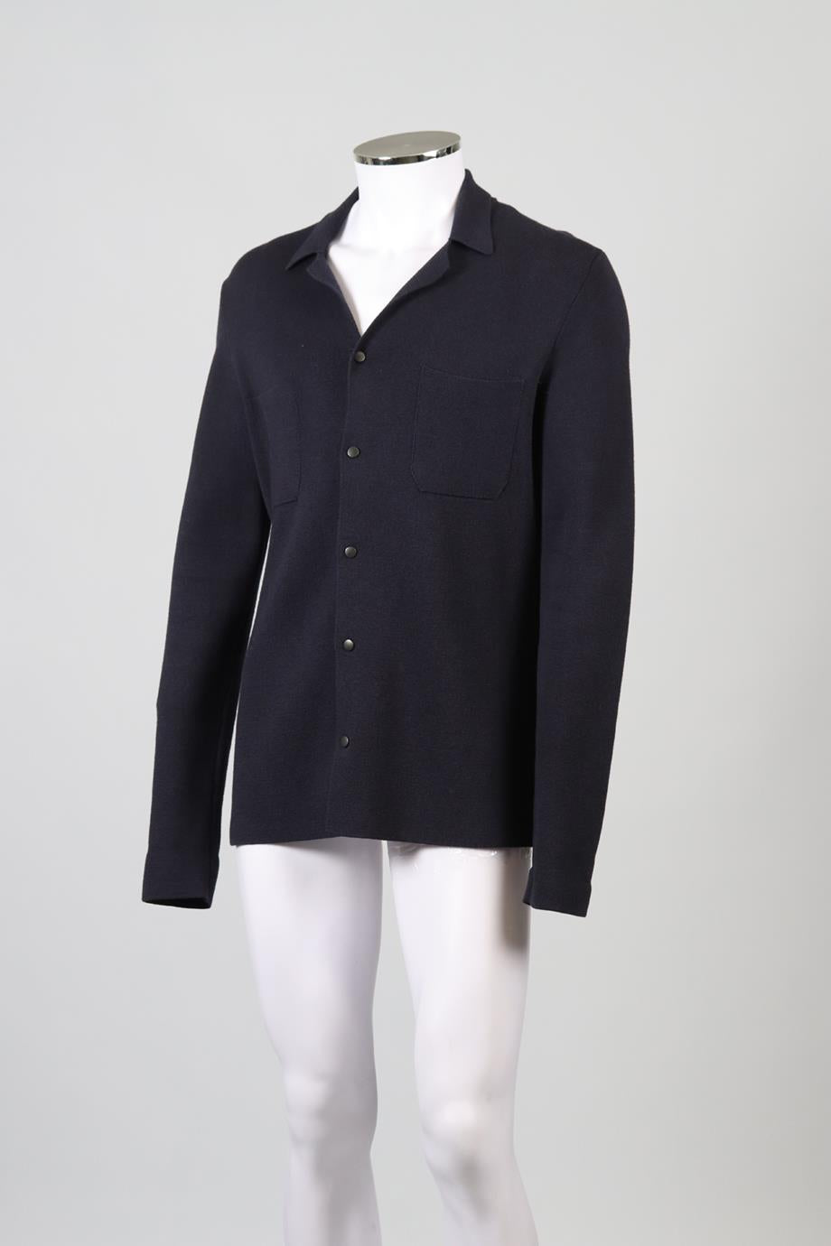 LANVIN MEN'S WOOL BLEND CARDIGAN MEDIUM