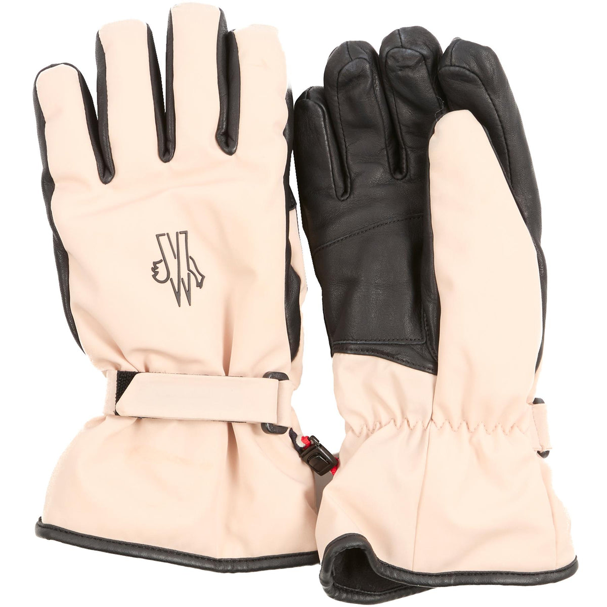 MONCLER GRENOBLE BEIGE KIDS GIRLS SKI GLOVES 12-14 YEARS