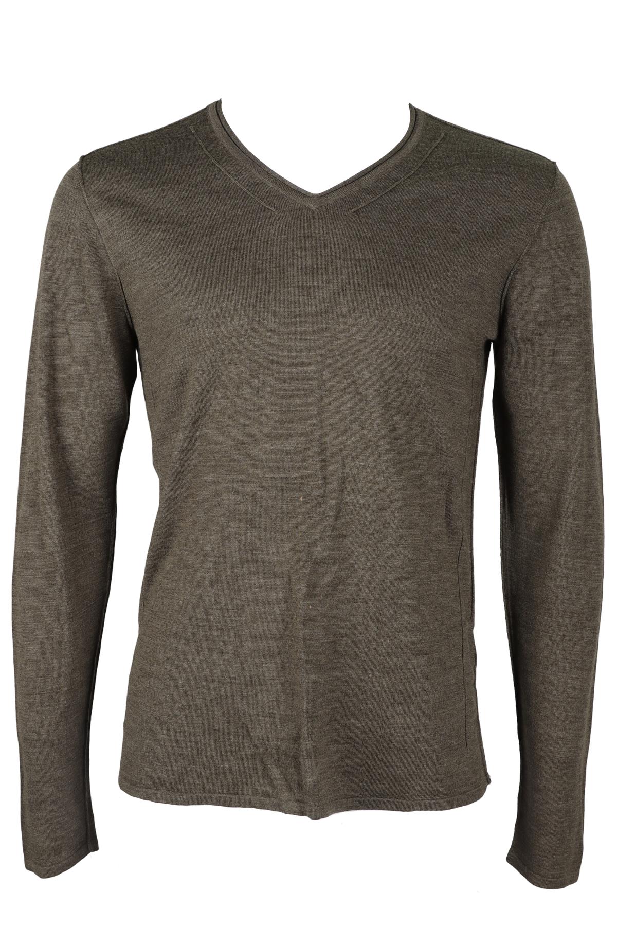 JOHN VARVATOS GREEN MEN'S WOOL SWEATER MEDIUM