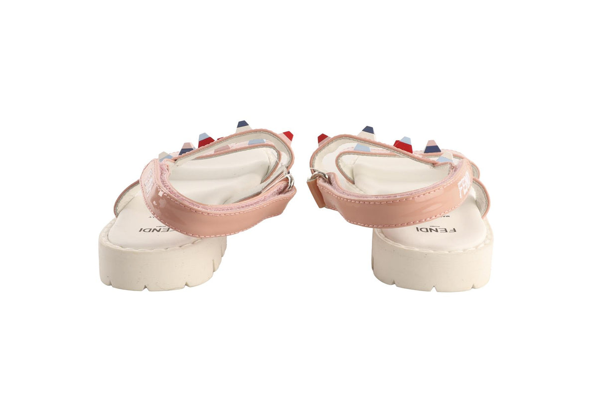 FENDI PINK KIDS GIRLS SANDALS EU 25 UK 7 US 10