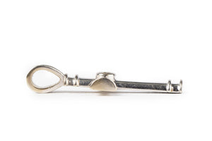 THEO FENNELL CROSS 18K WHITE GOLD AND DIAMOND PENDANT