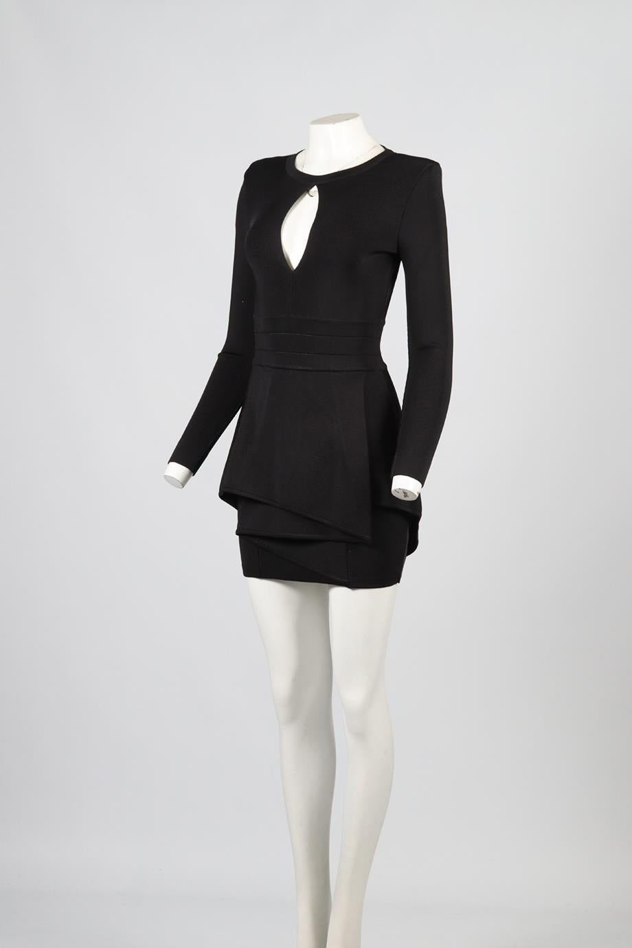 BALMAIN KNIT MINI DRESS FR 36 UK 8