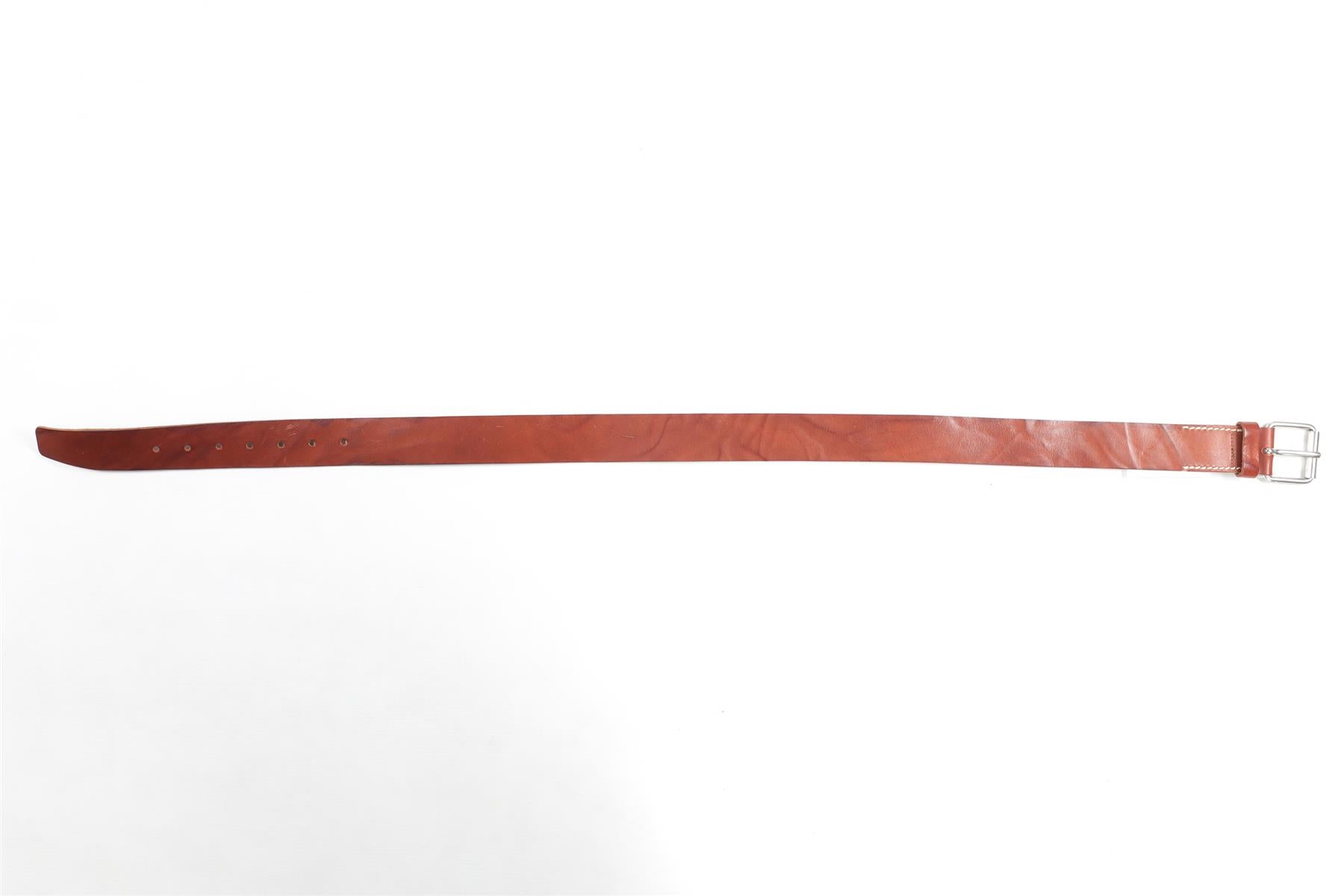 ISABEL MARANT BROWN LEATHER BELT MEDIUM