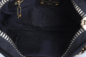PHILIPP PLEIN BLACK SUEDE CLUTCH