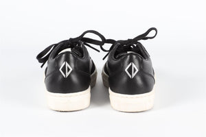 CHRISTIAN DIOR BLACK AND WHITE KIDS BOYS LEATHER SNEAKERS EU 31 UK 12.5 US 13.5