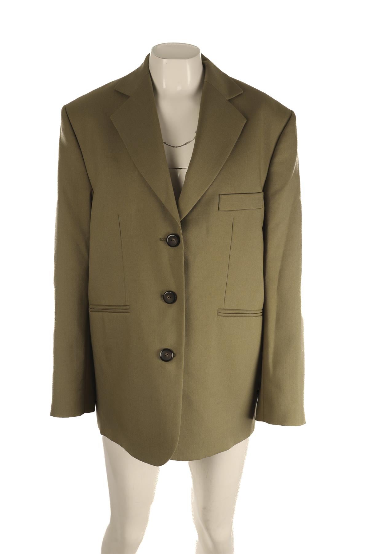 RÓHE GREEN WOOL BLAZER UK 10
