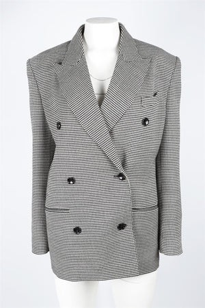 MAGDA BUTRYM BLACK WOOL BLAZER FR 34 UK 6
