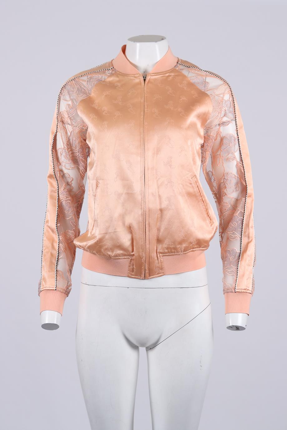 OPENING CEREMONY SILK BOMBER JACKET XSMALL