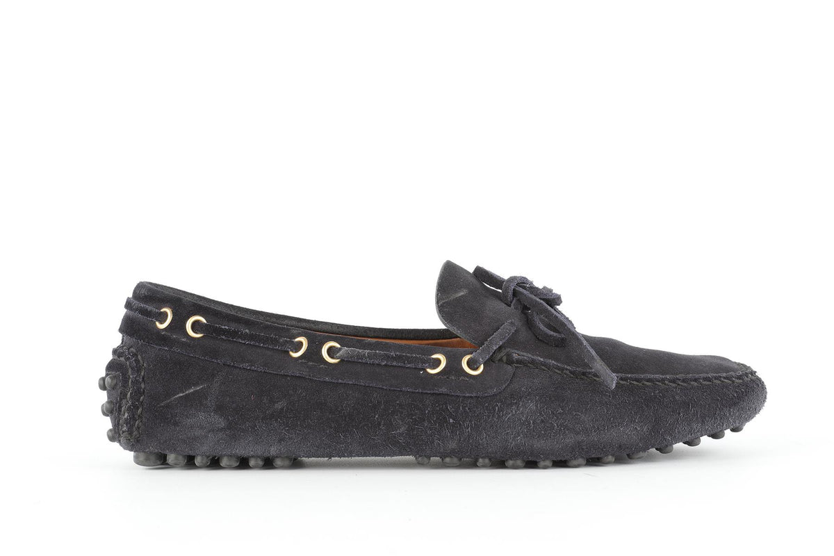 CAR SHOE NAVY MEN'S SUEDE LOAFERS EU 41.5 UK 7.5 US 8.5