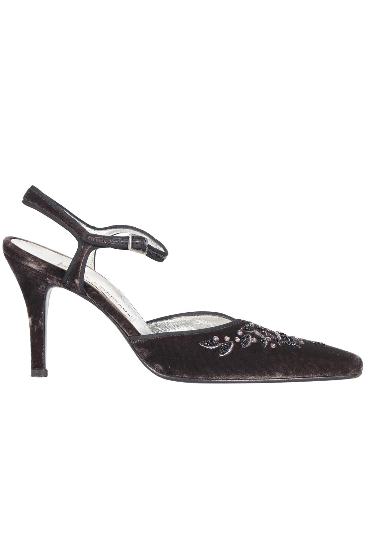 DOLCE & GABBANA VINTAGE VELVET PUMPS EU 37 UK 4 US 7