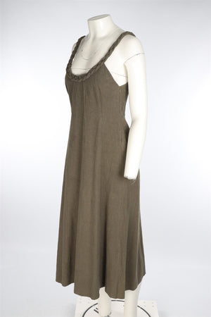 BELIZÉ GREEN RAMIE MAXI DRESS US 2 UK 6