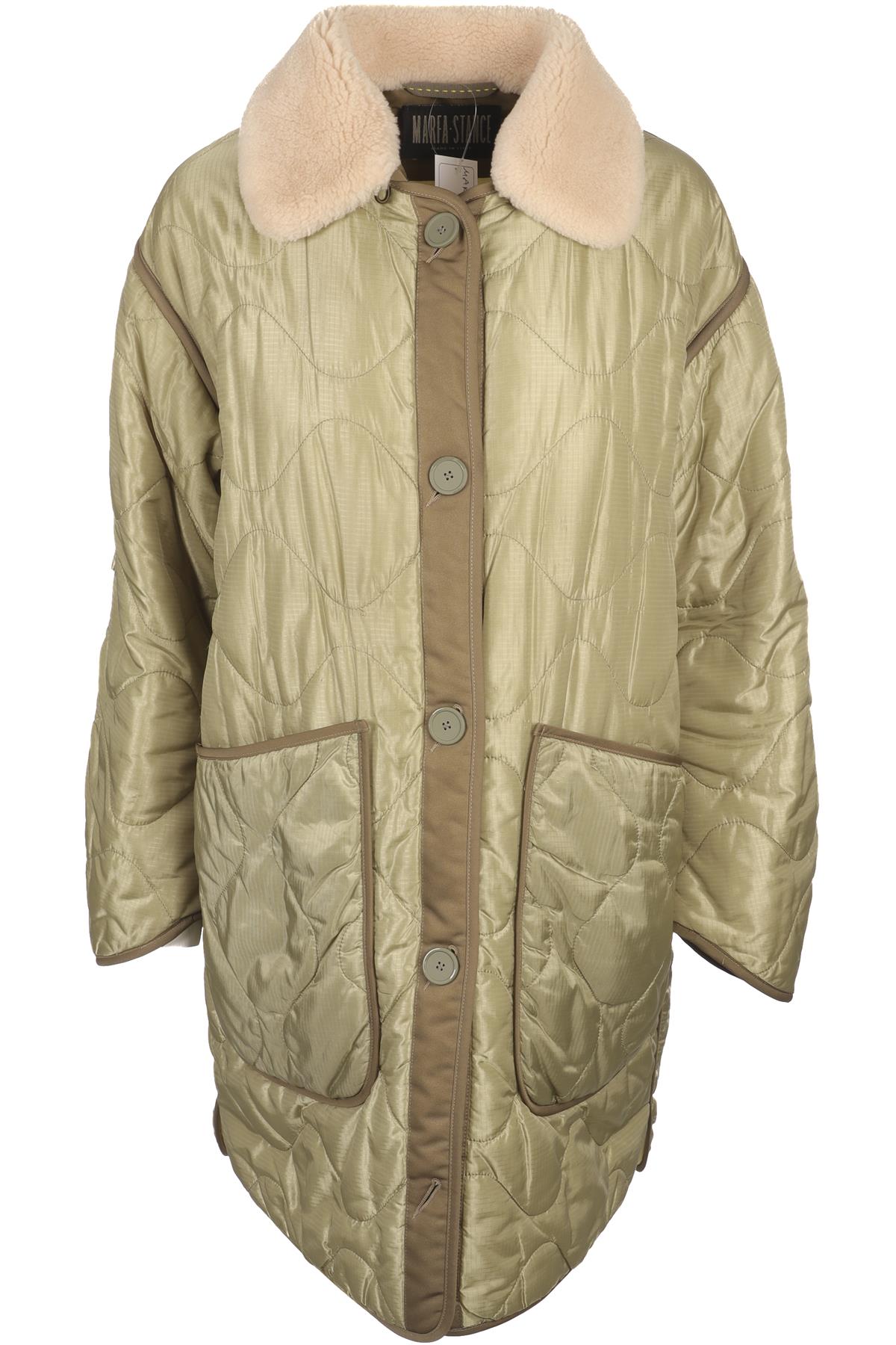 MARFA STANCE GREEN PADDED SHELL COAT SMALL