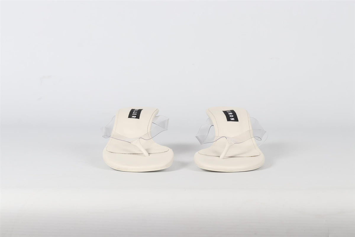 SIMON MILLER PVC AND LEATHER SANDALS EU 38 UK 5 US 8