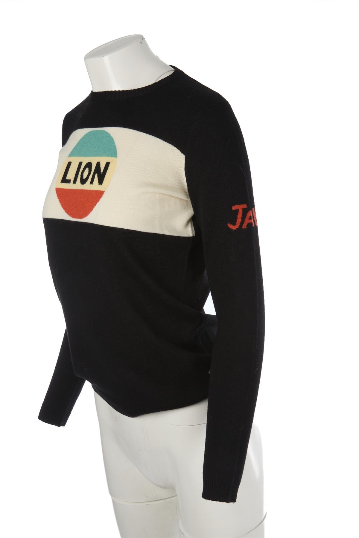 BELLA FREUD BLACK WOOL SWEATER SMALL