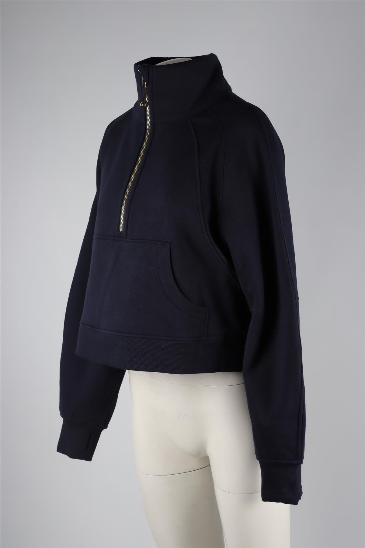 LULULEMON NAVY COTTON SWEATSHIRT MEDIUM/LARGE