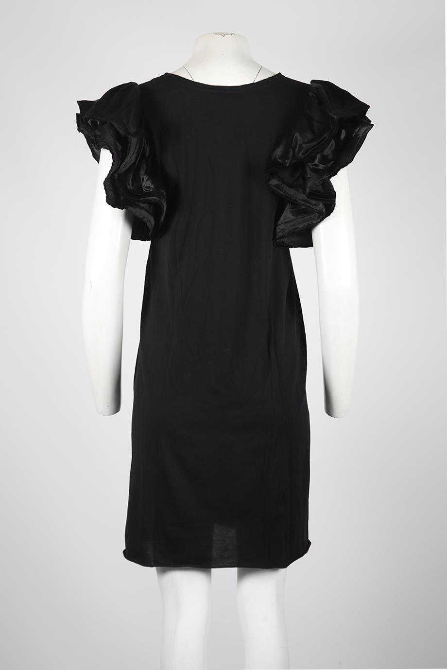 LANVIN SILK AND COTTON MINI DRESS MEDIUM