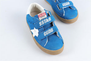 GOLDEN GOOSE DELUXE BRAND BLUE KIDS GIRLS SNEAKERS EU 27 UK 9 US 10