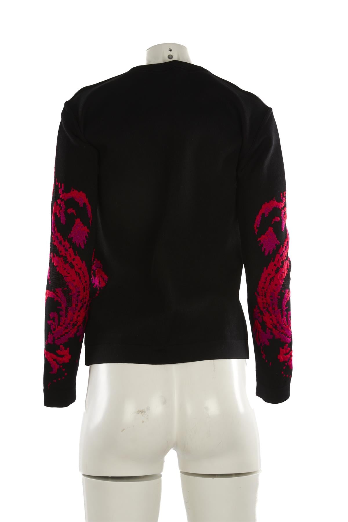 ROBERTO CAVALLI BLACK KNIT SWEATER IT 40 UK 8