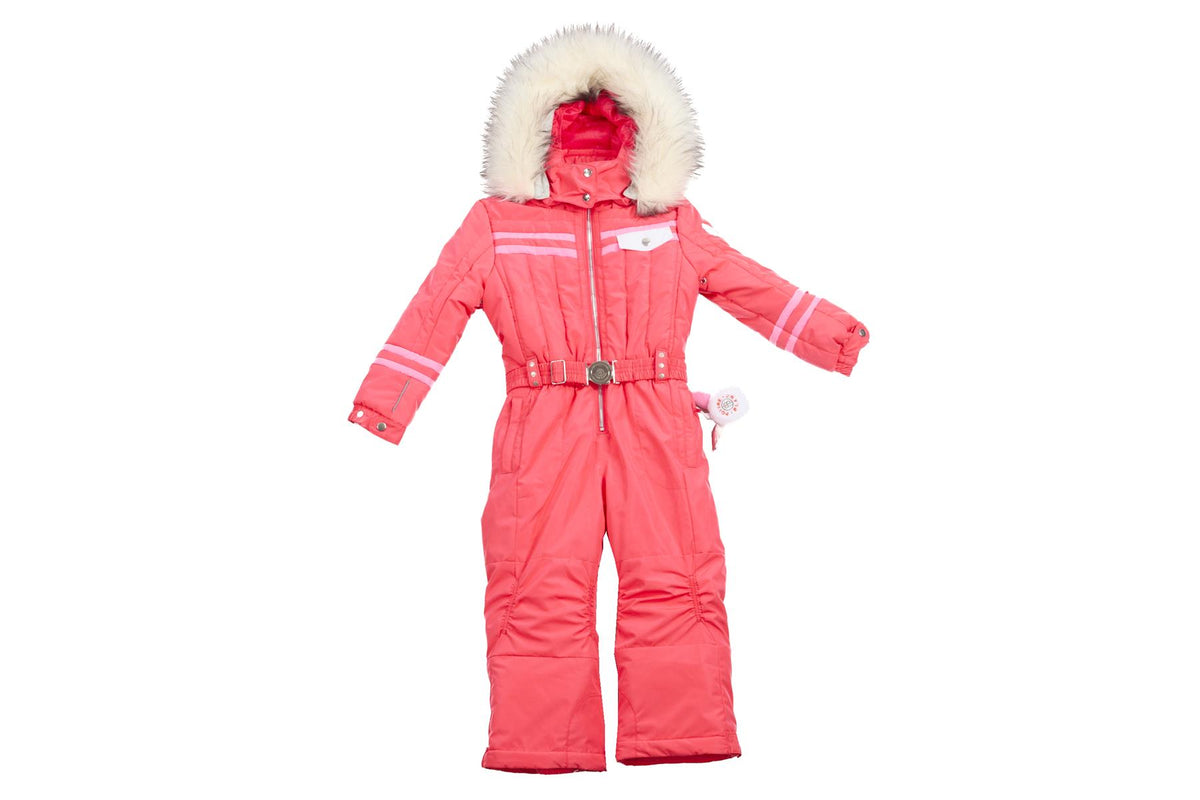 POIVRE BLANC RED KIDS GIRLS SKI SUIT 4 YEARS