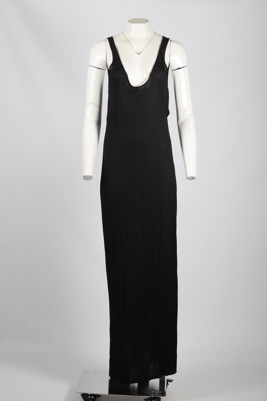 ENZA COSTA SILK BLEND MAXI DRESS XSMALL