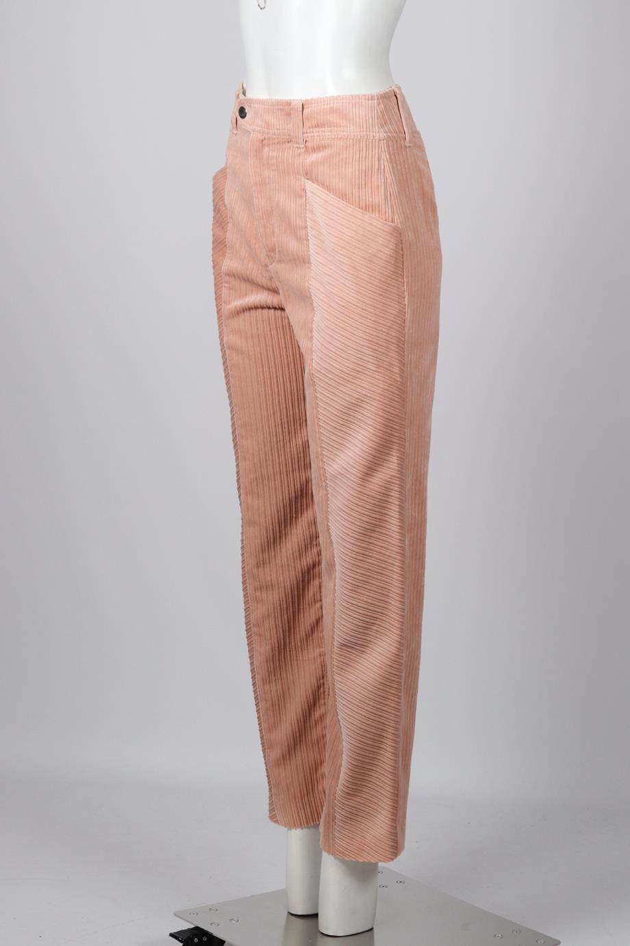 ISABEL MARANT CORDUROY STRAIGHT LEG PANTS FR 36 UK 8
