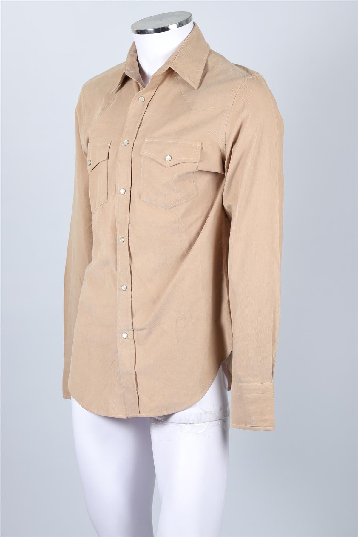 TOM FORD BEIGE MEN'S CORDUROY SHIRT UK/US CHEST 40