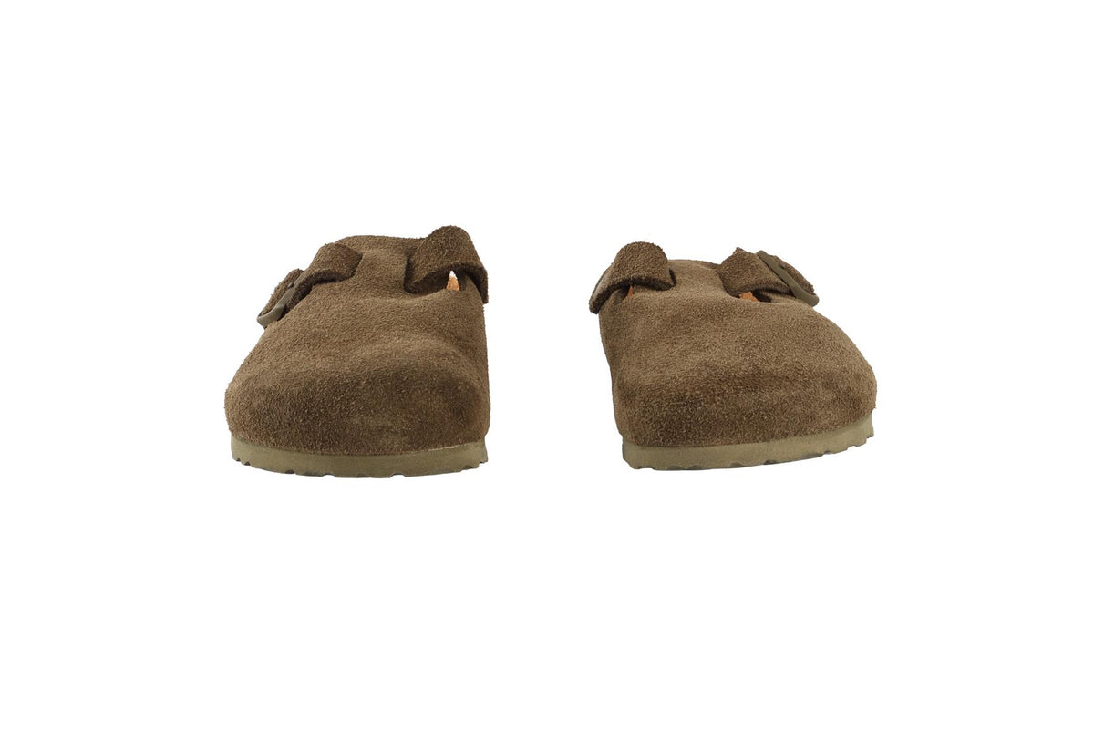BIRKENSTOCK GREEN SUEDE MULES EU 37 UK 4 US 7