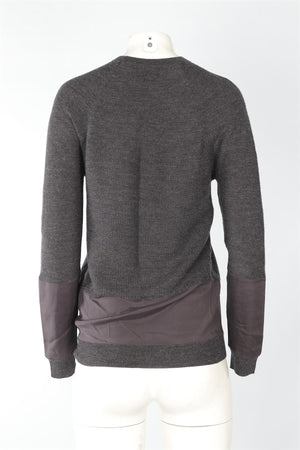 3.1 PHILIP LIN GREY WOOL JUMPER XSMALL