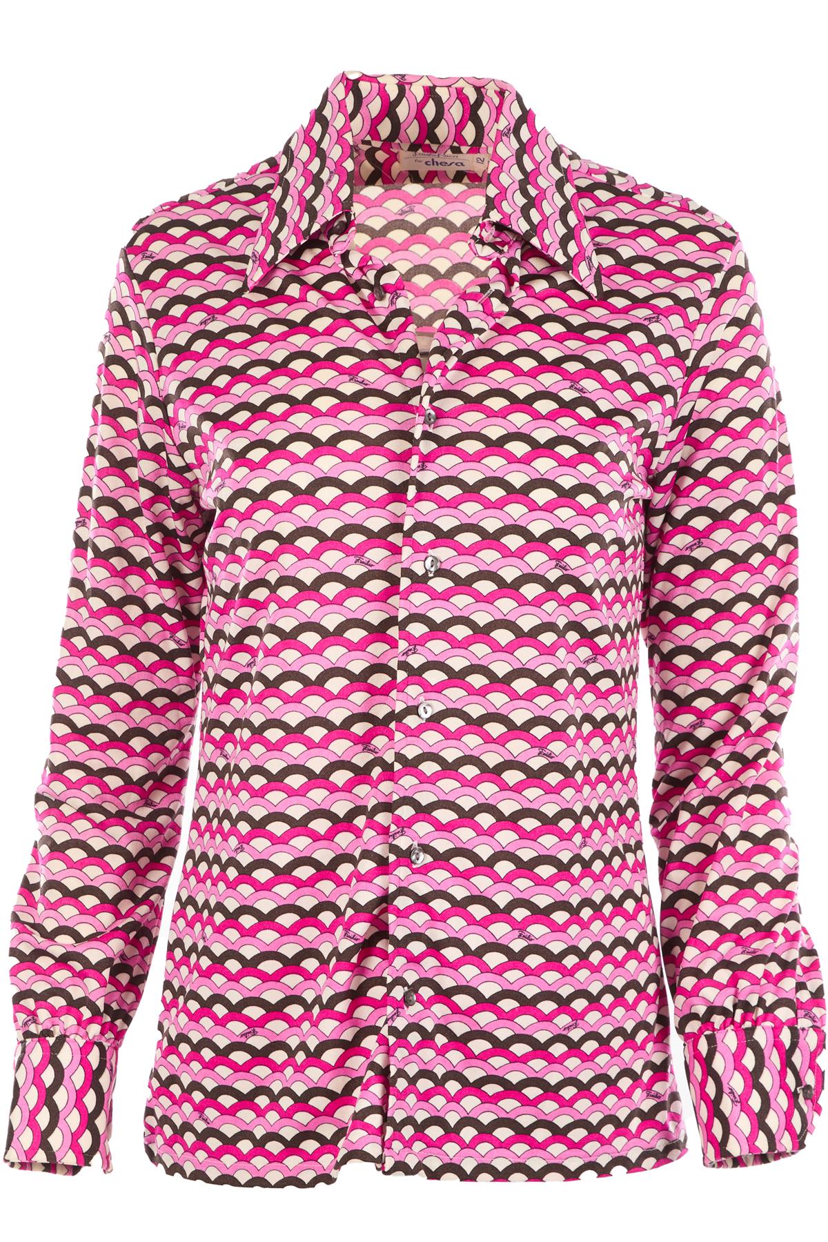 EMILIO PUCCI BY CHESA MULTI 1960-1970'S SHIRT UK 12