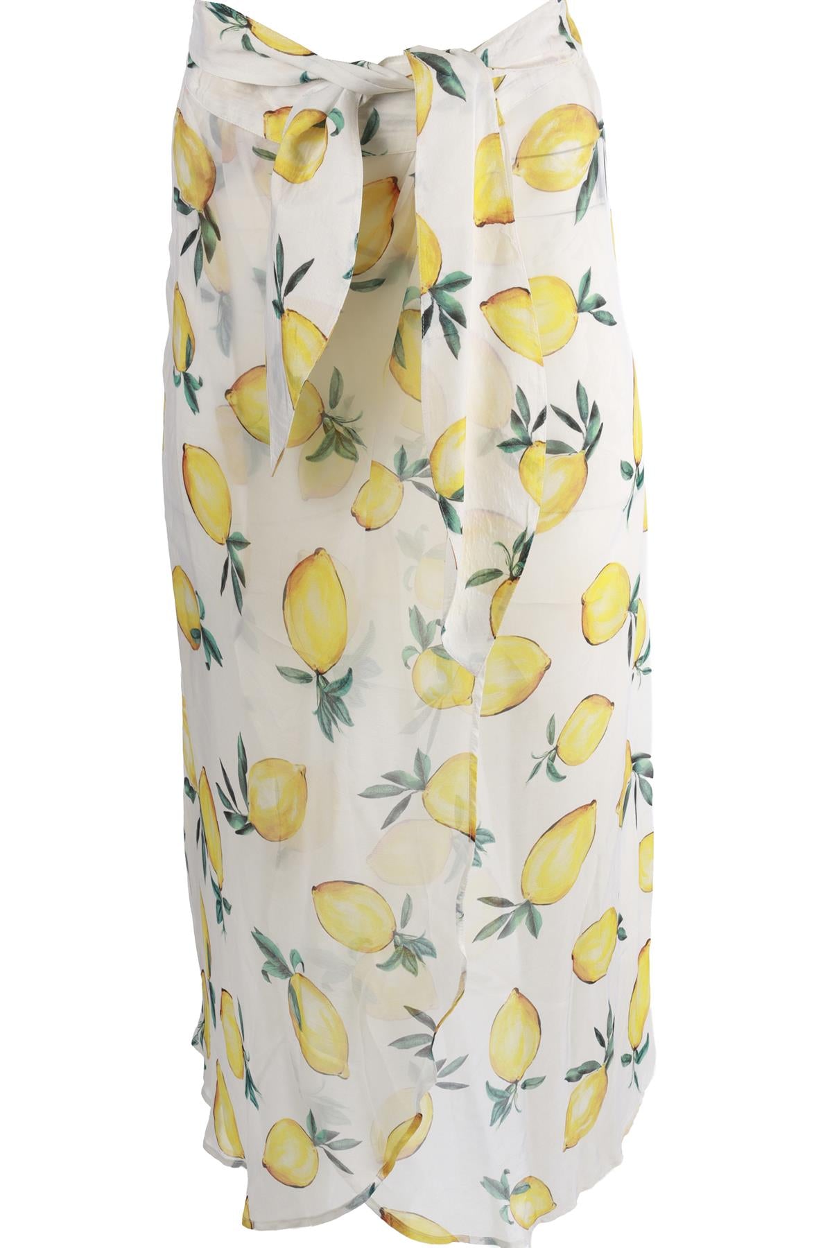 ALEXANDRA MIRO WHITE SATIN MIDI SKIRT SMALL