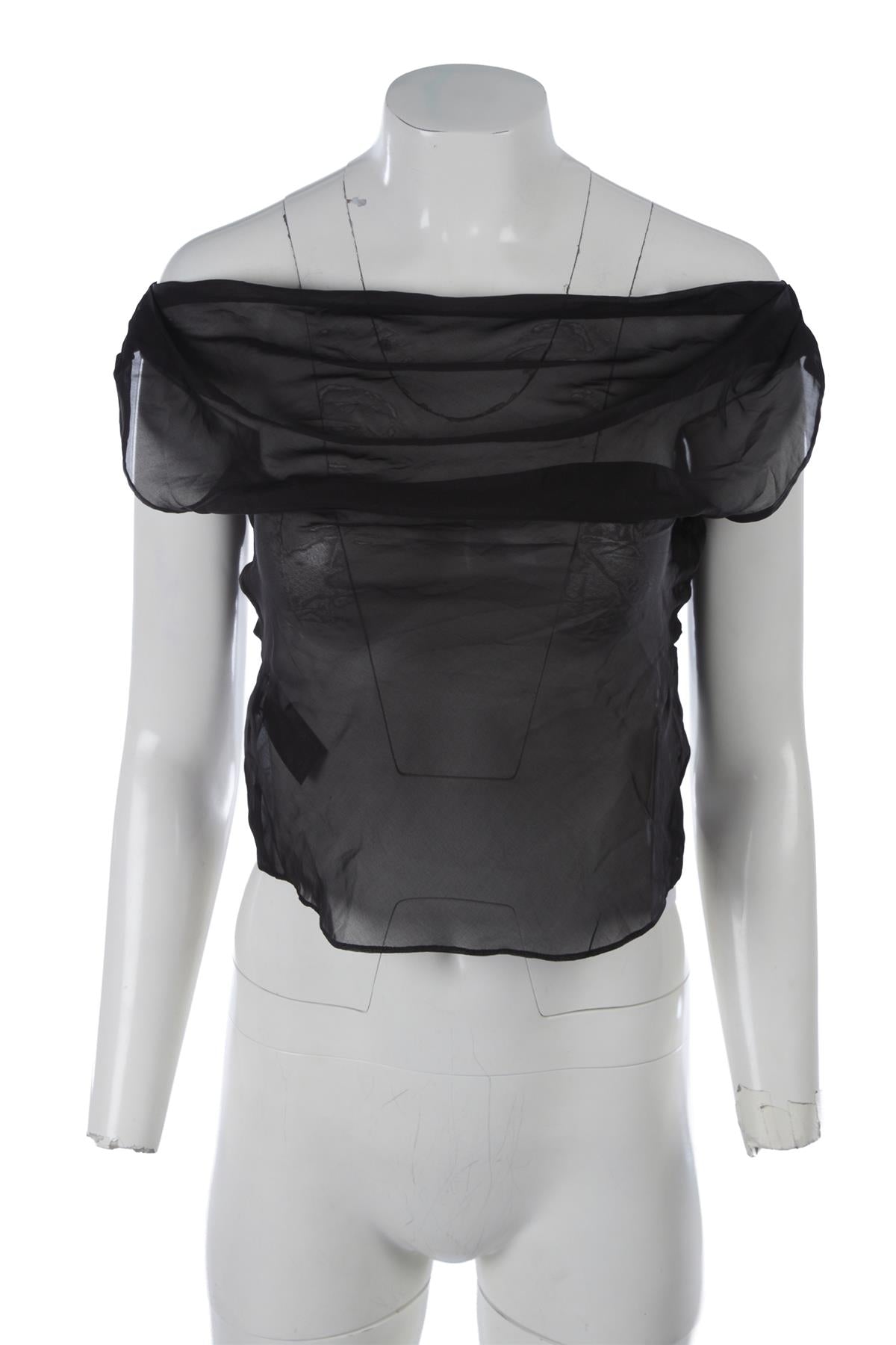 Black Silk Top
