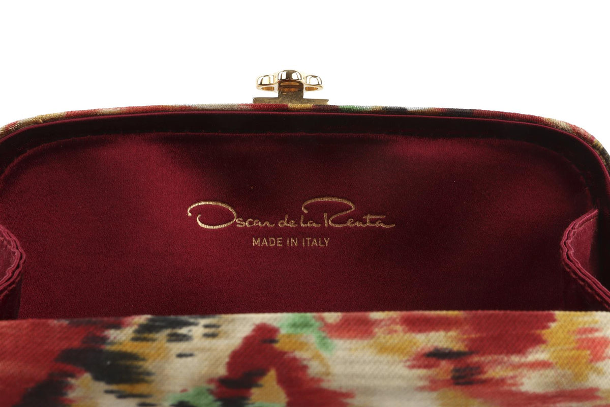 OSCAR DE LA RENTA MULTI SATIN CLUTCH