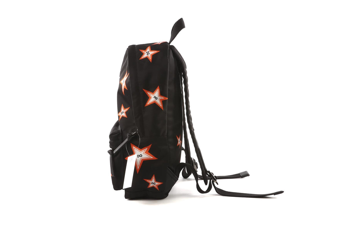 DOLCE & GABBANA BLACK KIDS BOYS BACKPACK