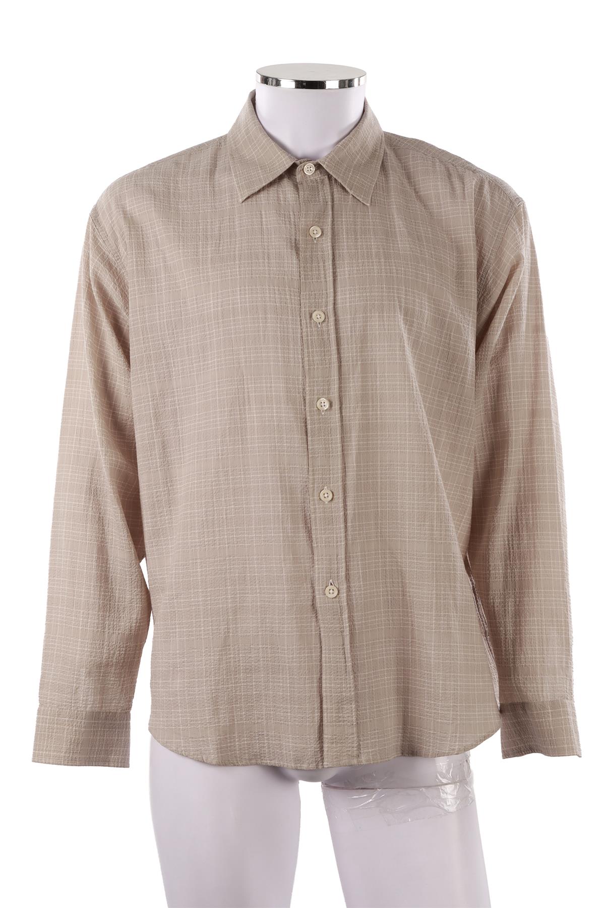 GREY MEN'S COTTON SHIRT