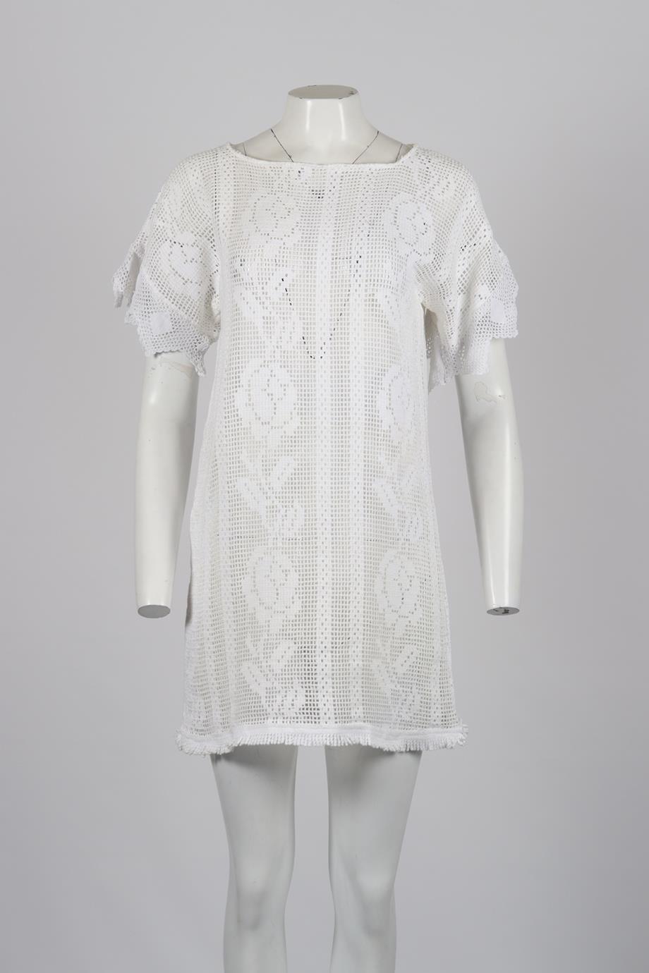 PLACE NATIONALE COTTON MINI DRESS ONE SIZE