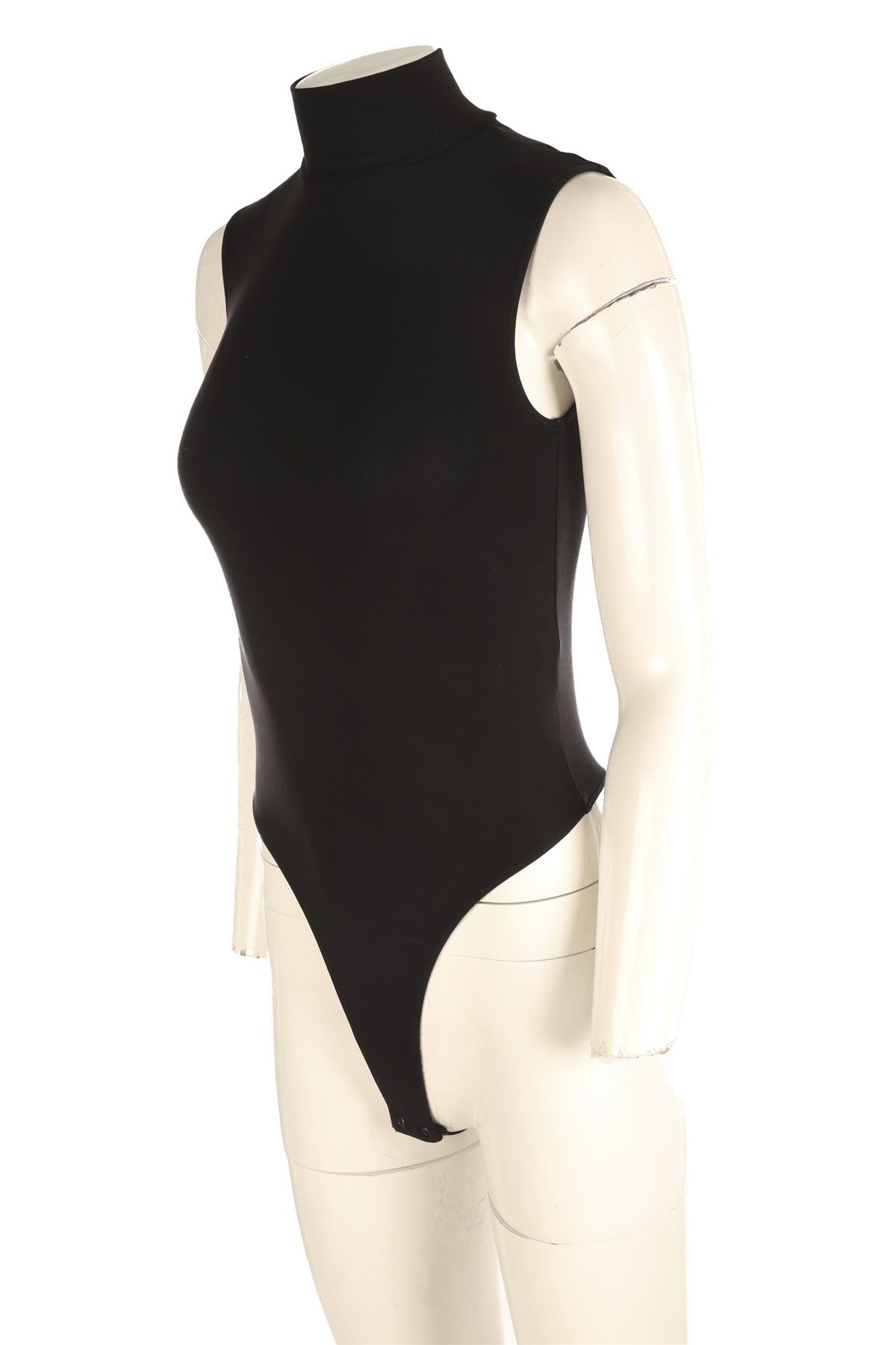 THE PARK BLACK JERSEY BODYSUIT MEDIUM