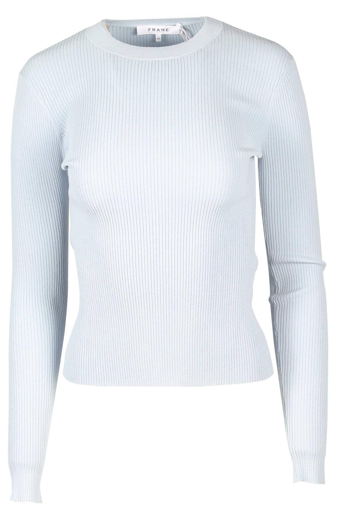 FRAME BLUE KNIT TOP SMALL