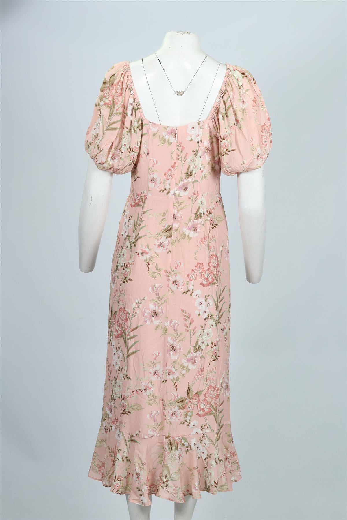 YUMI KIM CREPE MIDI DRESS LARGE