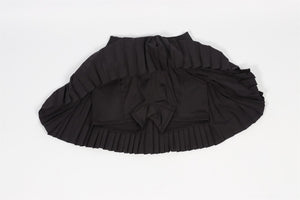 ALO YOGA BLACK TENNIS SKIRT XSMALL