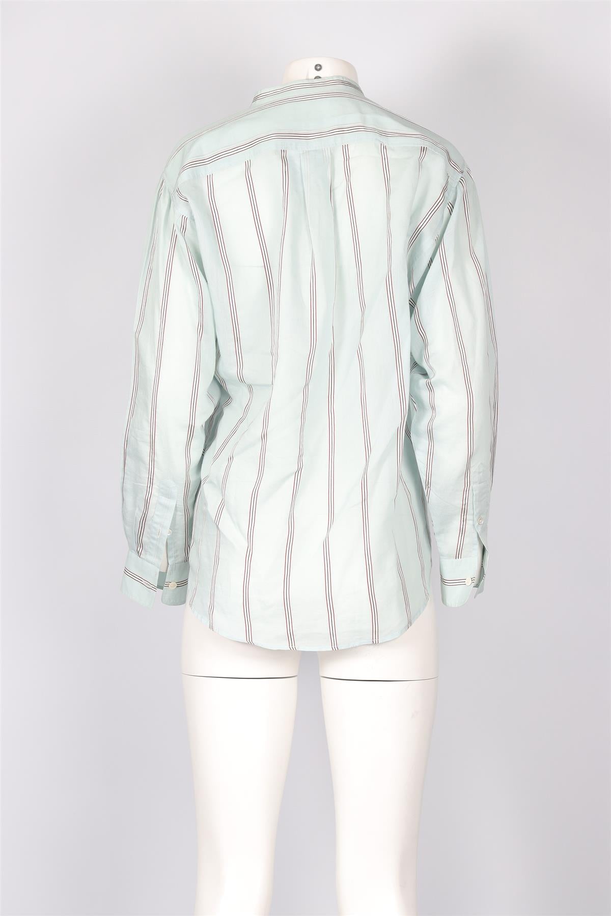 ISABEL MARANT ÉTOILE BLUE COTTON SHIRT FR 34 UK 6