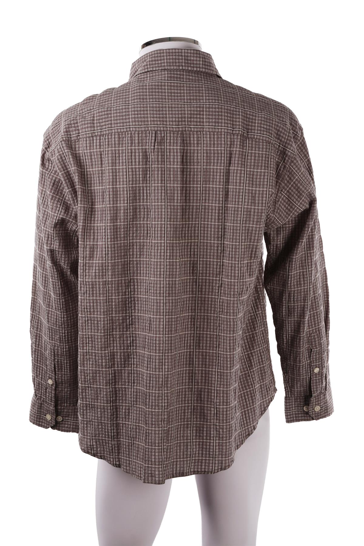 GREY MEN'S COTTON SHIRT