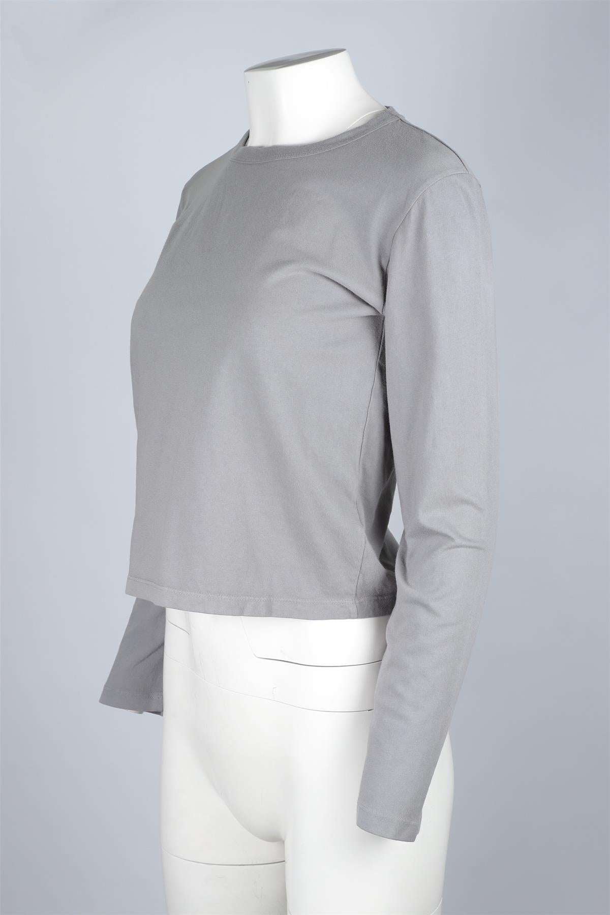 LESET GREY COTTON TOP XSMALL