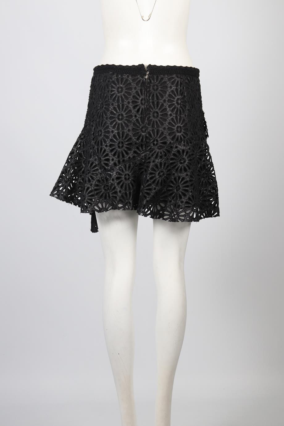 ISABEL MARANT FAUX LEATHER MINI SKIRT FR 38 UK 10
